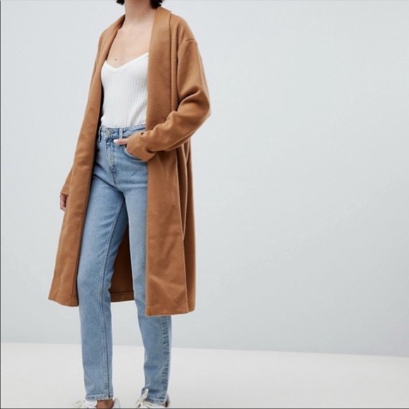 weekday camel coat